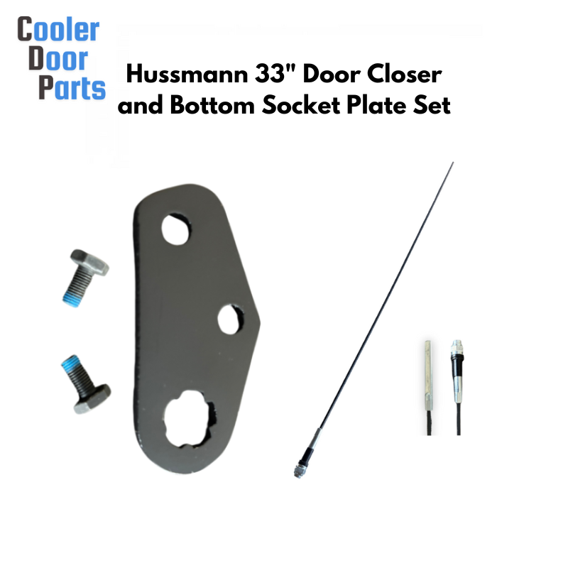 Hussmann 33" Closer and Bottom Socket Plate Set