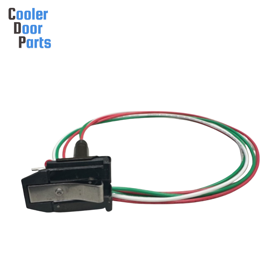 Anthony hinge pin 3 wire black with angled corners and connectors for cooler doors