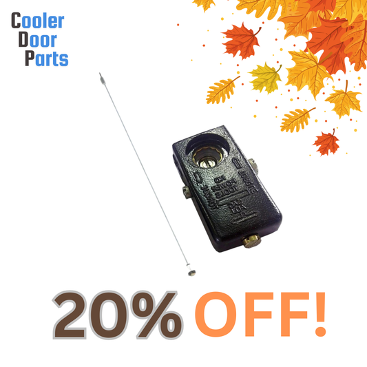 Anthony torque rod and Torque Master black set for commercial cooler doors